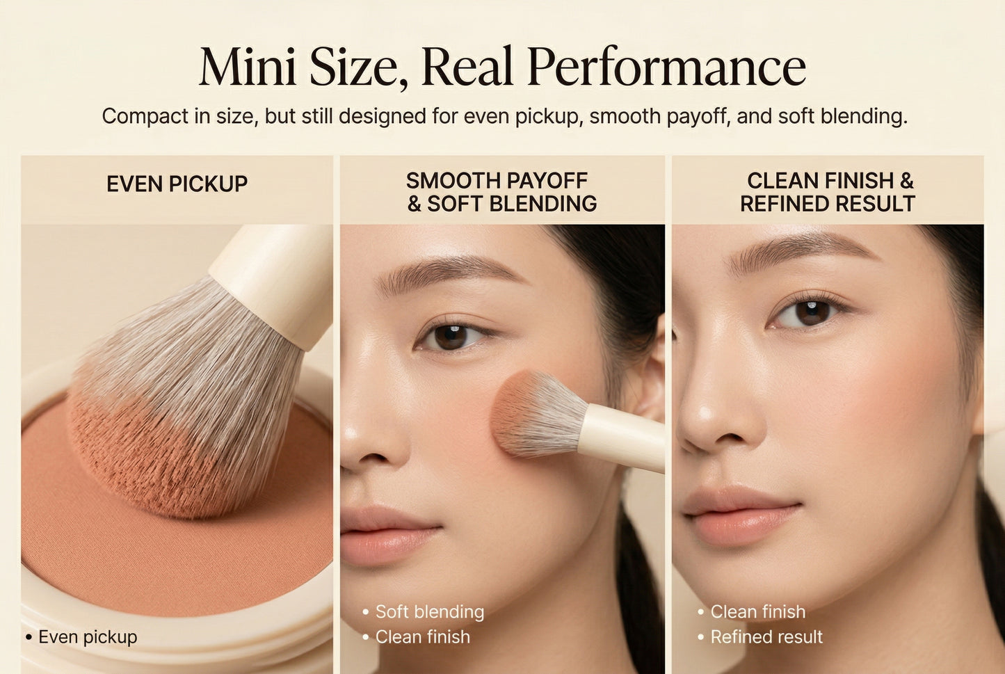NOVAGLOW 8-Piece MINI Makeup Brush Set