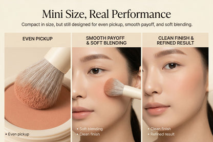 NOVAGLOW 8-Piece MINI Makeup Brush Set